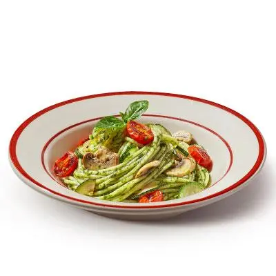 Hình ảnh Mì Ý Rau Củ Xốt Pesto