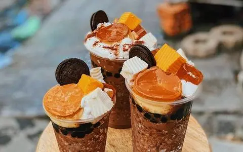 Hình ảnh Milo dầm trân châu kem sữa mặn
