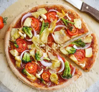 Hình ảnh Pizza chay size lớn