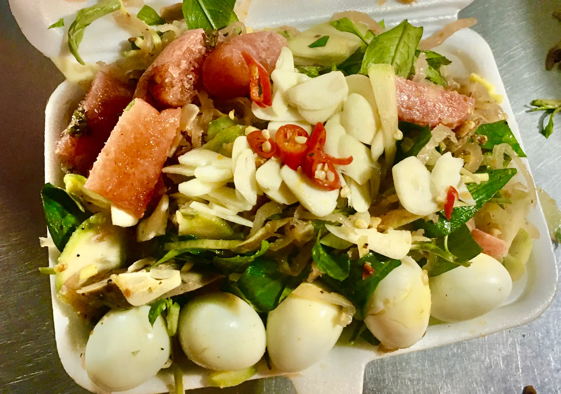 Hình ảnh Chả trộn trứng cút