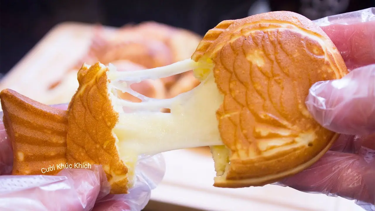Hình ảnh Bánh cá phô mai kéo sợi