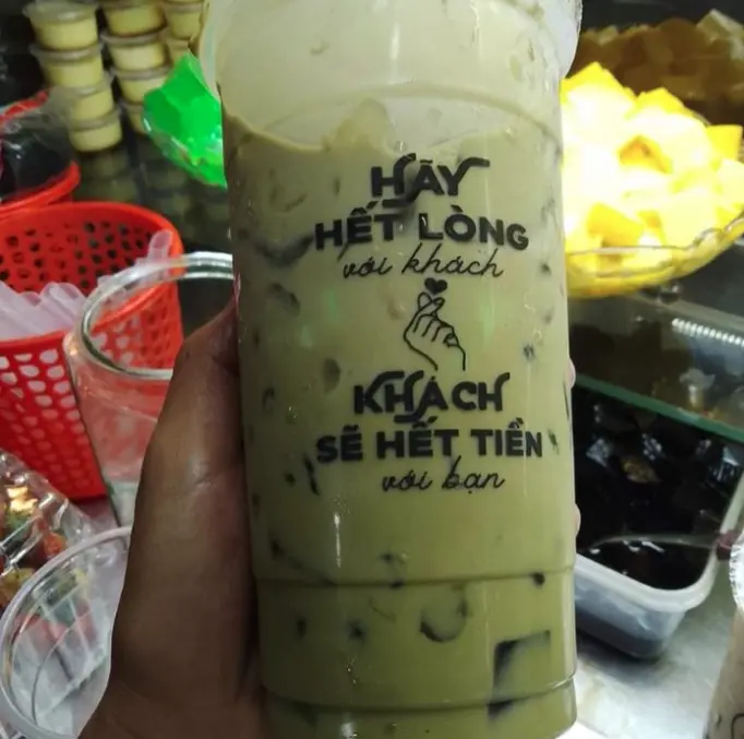 Hình ảnh Trà sữa matcha  full topping