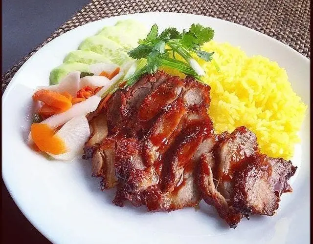Hình ảnh cơm chiên xá xíu