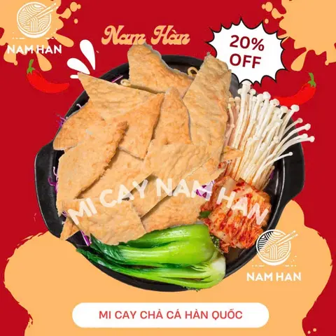 Hình ảnh Mì cay chả cá Hàn Quốc