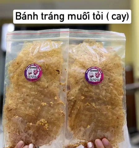 Hình ảnh Bánh tráng muối tỏi