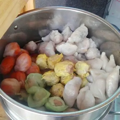 Hình ảnh Combo 7 viên ngẫu nhiên - 1 ly trà sữa