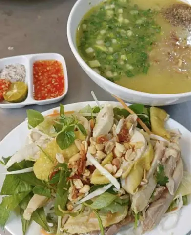 Hình ảnh Cháo gỏi gà