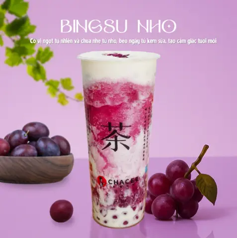 Hình ảnh Bingsu nho
