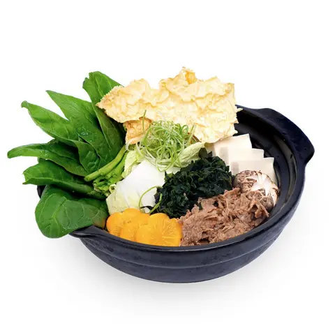 Hình ảnh Vegetarian yaki nabe udon