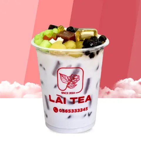 Hình ảnh Trà Sữa Khoai Môn Full topping - XL 1000ml