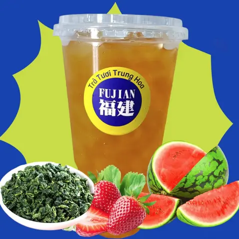 Hình ảnh Trà olong dưa hấu dâu tây Ceylon