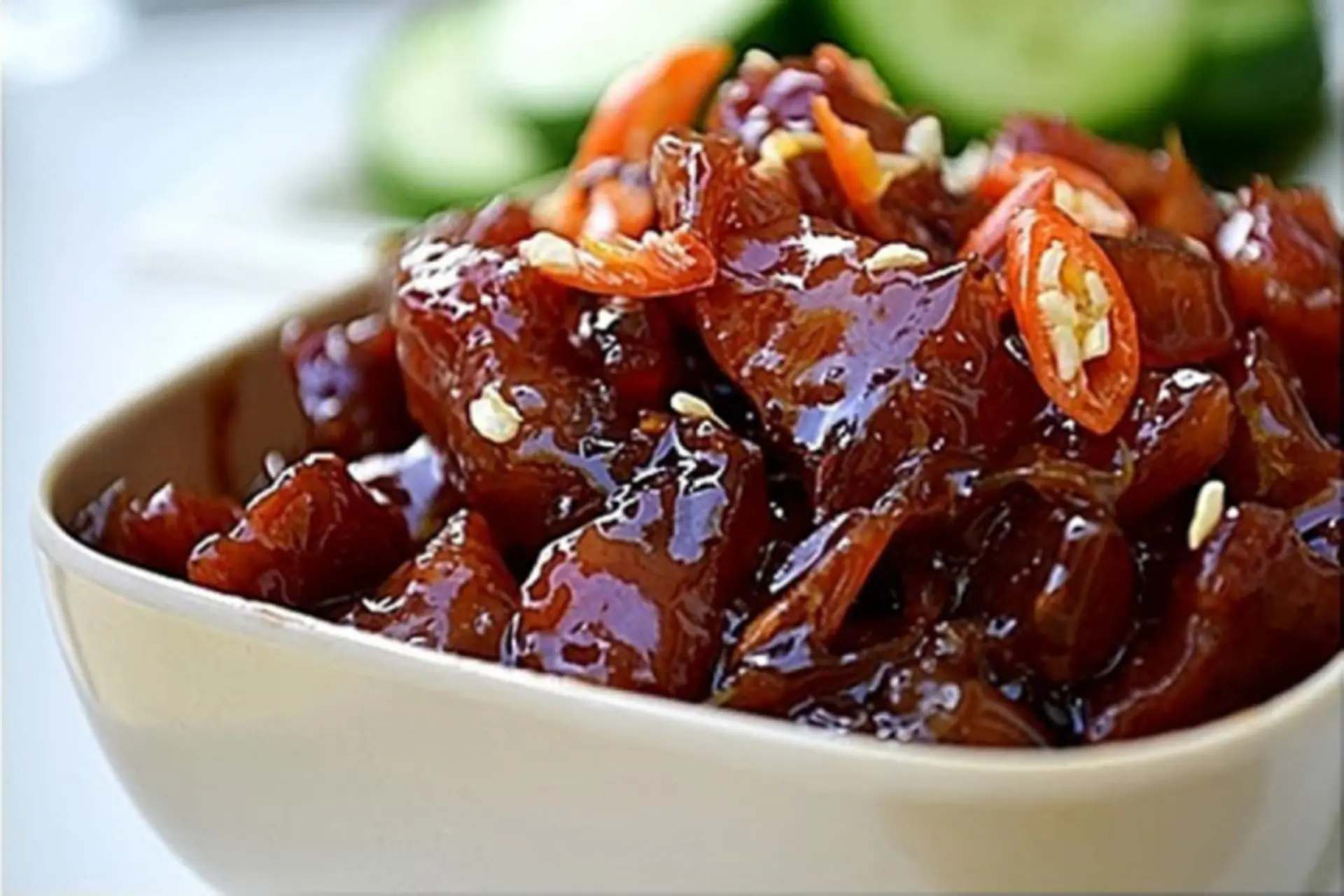 Hình ảnh Cơm thịt kho mắm ruốc