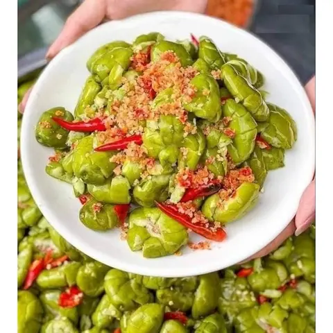 Hình ảnh Cà na đập dập xốc muối ớt 500gr