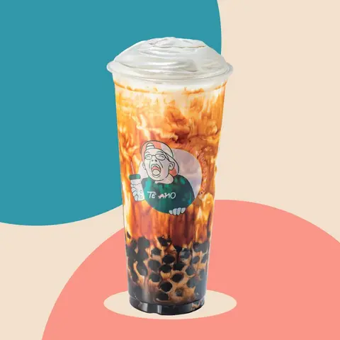 Hình ảnh Sữa tươi trân châu đường đen macchiato phô mai