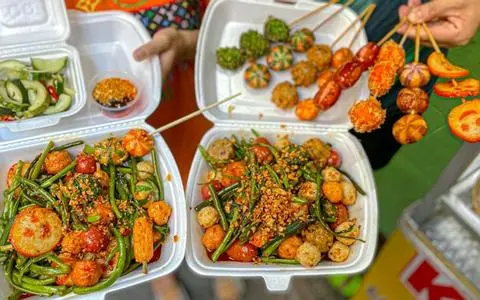 Hình ảnh Combo cá viên chiên mắm tỏi phô mai - nhỏ