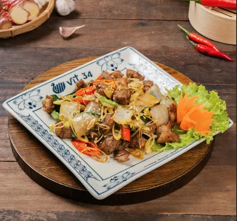 Hình ảnh Vịt xào sả ớt