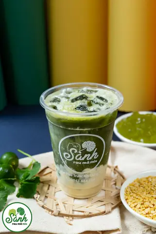 Hình ảnh Rau Má Đậu Xanh Sữa Dừa