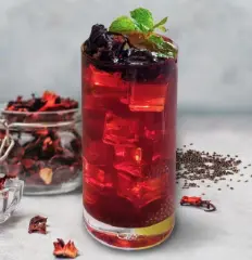 Hình ảnh Trà atiso đỏ hạt chia