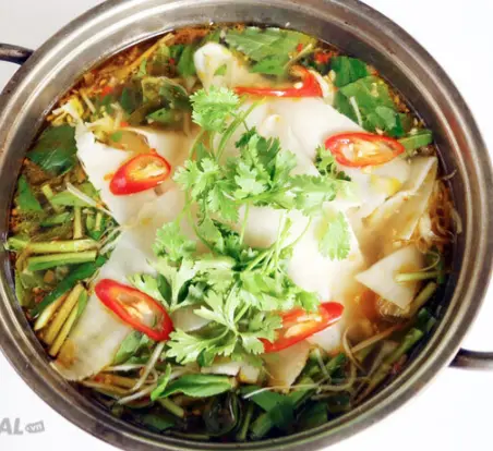 Hình ảnh Lẩu cá lóc măng chua