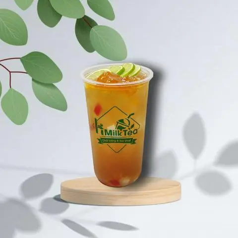 Hình ảnh Trà bưởi hồng dâu tây