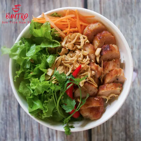 Hình ảnh Bún Trộn Nem Nướng