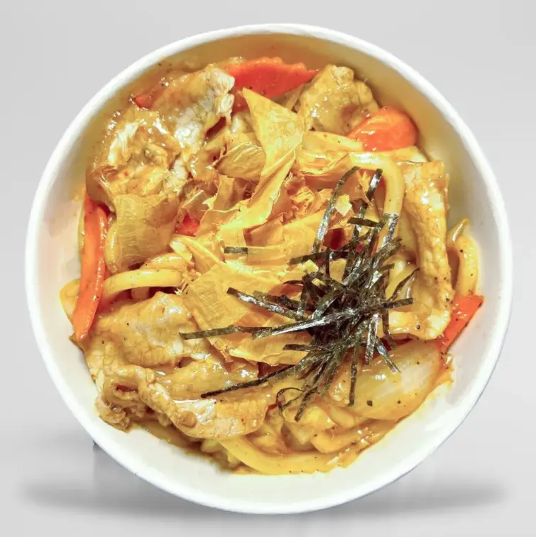 Hình ảnh Mì Udon Xào Thịt Heo (Cay Nhẹ)