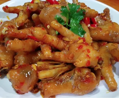 Hình ảnh Chân gà sốt tỏi ớt