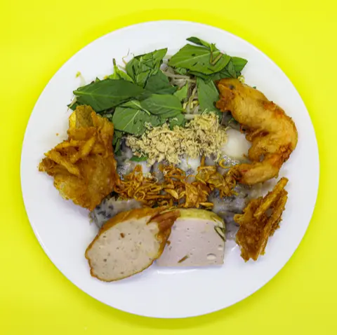 Hình ảnh Bánh cuốn chả - tôm