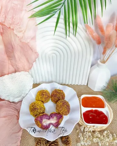 Hình ảnh Khoai tím phô mai