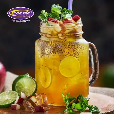 Hình ảnh Trà táo hạt chia