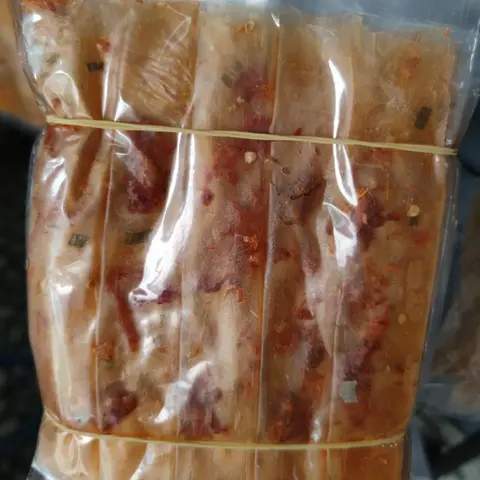 Hình ảnh Bánh tráng dẻo tôm xếp bò