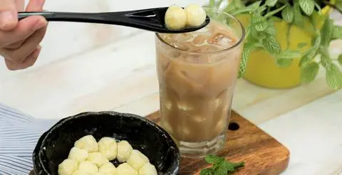 Hình ảnh Trà sữa phô mai viên