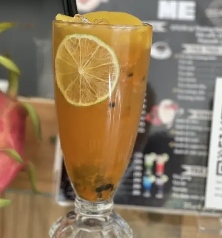 Hình ảnh Trà đào hoàng kim
