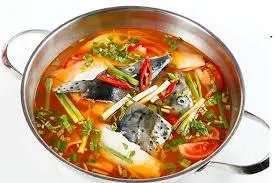 Hình ảnh Lẩu đầu cá hồi Na Uy 3 người