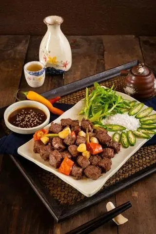 Hình ảnh Bò cháy tỏi tiêu xanh