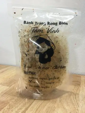 Hình ảnh Bánh tráng trộn rong biển