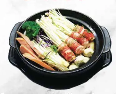 Hình ảnh Mì lẩu Thái bò Mỹ cuộn nấm