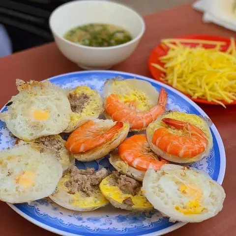 Hình ảnh Bánh căn trứng tôm