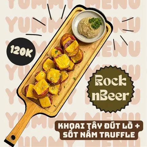 Hình ảnh Khoai tây đút lò - sốt nấm truffle