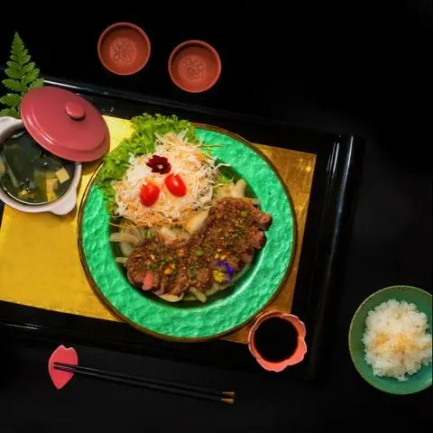 Hình ảnh US gyu yakiniku teishoku - set cơm thịt bò Mỹ nướng - set16