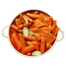 Hình ảnh Tokbokki chả cá sốt cay