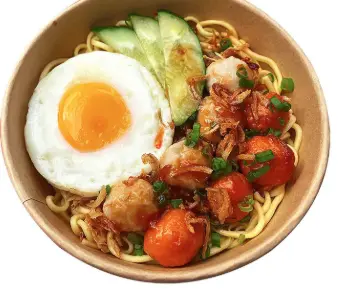 Hình ảnh Mỳ trộn cá viên