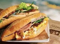 Hình ảnh Bánh mì chả trứng