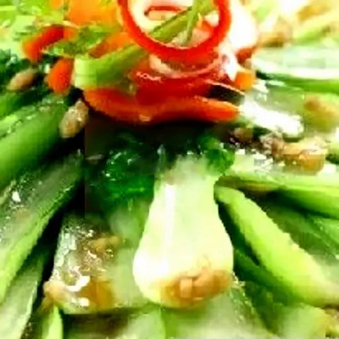 Hình ảnh Cải thìa xào tỏi
