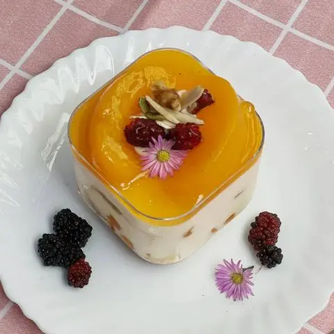 Hình ảnh Mousse phô mai đào