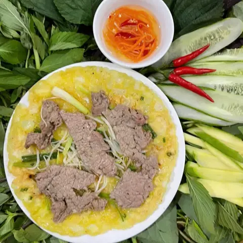 Hình ảnh Combo 5 bánh xèo lớn thịt bò đặc biệt