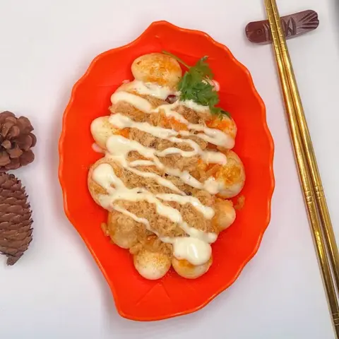 Hình ảnh Trứng cút chiên chà bông phô mai