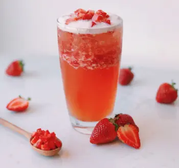 Hình ảnh Hồng trà dâu