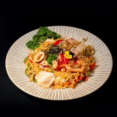 Hình ảnh Mì soba xào hải sản - seafood soba noodle stir - fry - it10