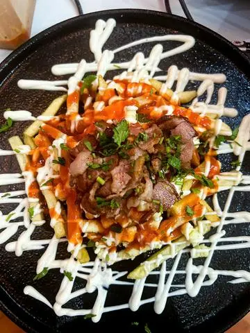 Hình ảnh Bacon and fries with cheese